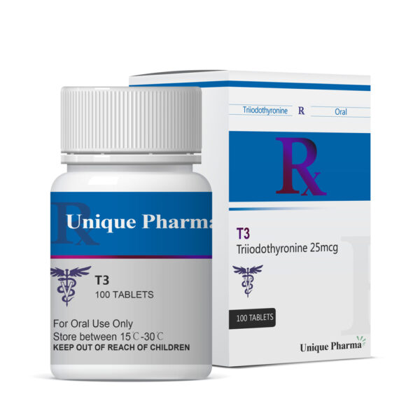 Unique Pharma T3 25mcg kopen | Vetverbranding & Schildklier Boost