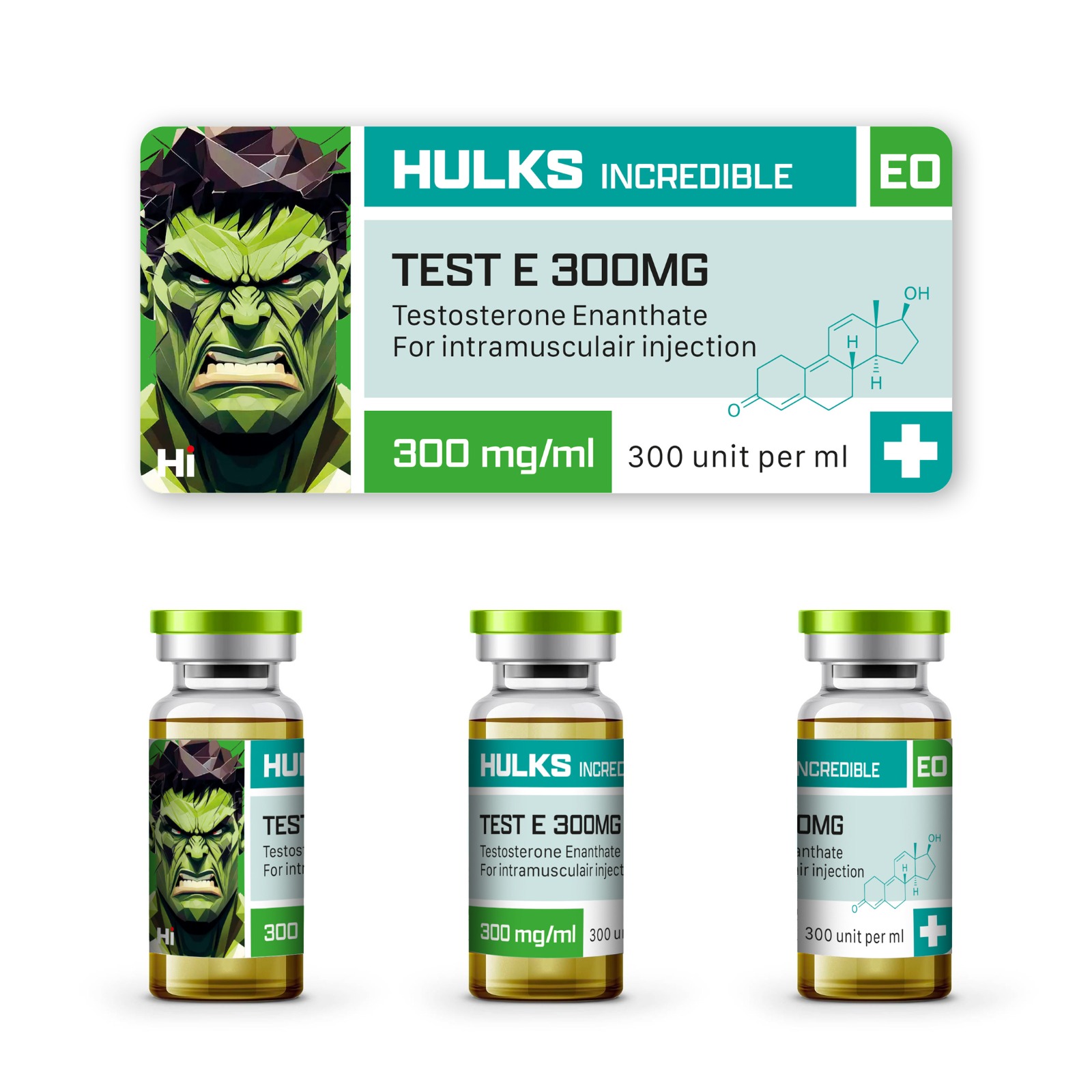 Hulks Incredible Test E 300mg