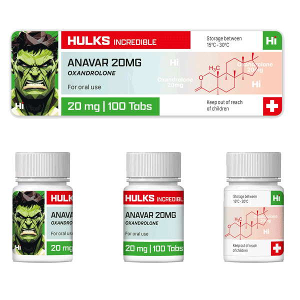 Hulks Incredible Anavar 20mg