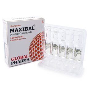 Global Pharma Maxibal 450mg (Nandrolone Decanoate, Testosteron Enathate) injecteerbare flacon