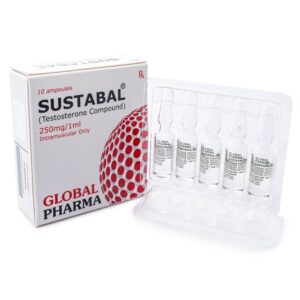 Global Pharma Sustabal 250mg Sustanon injecteerbare testosteronblend vial