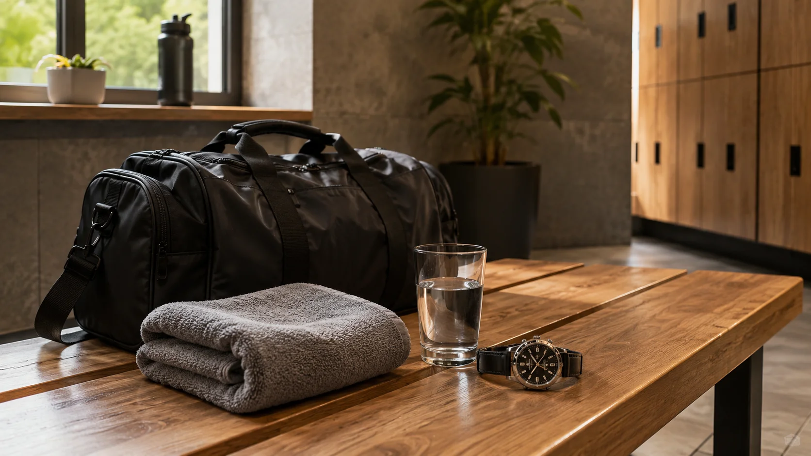 Sportieve lifestyle-afbeelding over potentie, vertrouwen en herstel zonder zichtbare middelen.